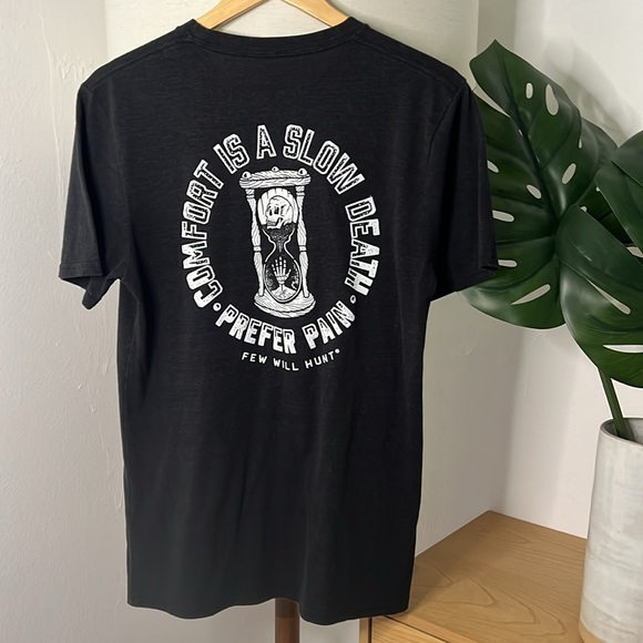 Few Will Hunt - Prefer Pain Tee, Heathered Black, Medium - Picture 3 of 5
